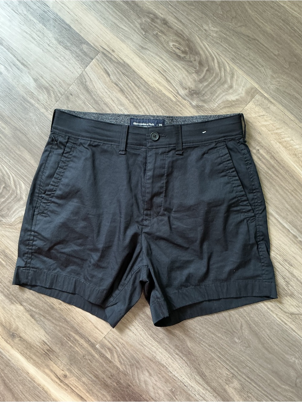 Abercrombie & Fitch All Day Short Stretch Classic Fit Men's 29 Black Chino